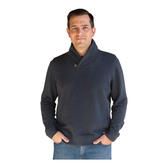 Ted Baker Charcoal Gray Funnel Neck Jumper - Picture 1 of 7